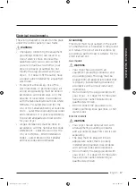 Предварительный просмотр 17 страницы Samsung DV45K6200E Series User Manual