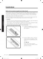 Предварительный просмотр 28 страницы Samsung DV45K6200E Series User Manual