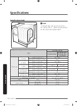 Предварительный просмотр 64 страницы Samsung DV45K6200E Series User Manual