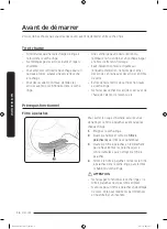 Предварительный просмотр 112 страницы Samsung DV45K6200E Series User Manual