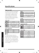 Preview for 62 page of Samsung DV45K6500E Series User Manual