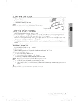 Предварительный просмотр 29 страницы Samsung DV484ETHAWR/A1-0001 User Manual