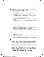 Предварительный просмотр 5 страницы Samsung DV484ETHAWR/A1 User Manual