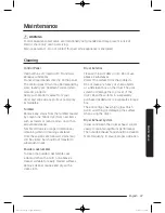 Preview for 47 page of Samsung DV48J7700E(G) series User Manual