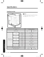 Preview for 54 page of Samsung DV48J7700E(G) series User Manual