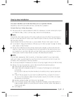 Предварительный просмотр 21 страницы Samsung DV48J7700E Series User Manual