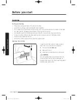 Предварительный просмотр 36 страницы Samsung DV48J7700E Series User Manual