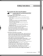 Предварительный просмотр 3 страницы Samsung DV5002 Owner'S Instructions Manual