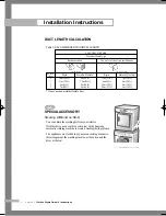 Предварительный просмотр 6 страницы Samsung DV5002 Owner'S Instructions Manual