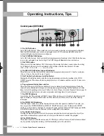 Предварительный просмотр 8 страницы Samsung DV5002 Owner'S Instructions Manual