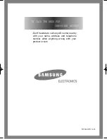 Предварительный просмотр 18 страницы Samsung DV5002 Owner'S Instructions Manual