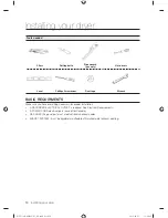 Предварительный просмотр 10 страницы Samsung DV501A Series User Manual