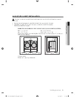 Предварительный просмотр 13 страницы Samsung DV501A Series User Manual