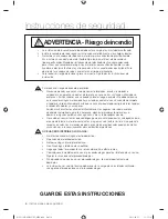 Предварительный просмотр 50 страницы Samsung DV501A Series User Manual