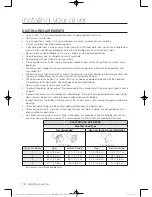 Предварительный просмотр 10 страницы Samsung DV50F9A6E(G)* User Manual