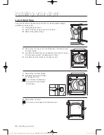 Предварительный просмотр 22 страницы Samsung DV50F9A6E(G)* User Manual