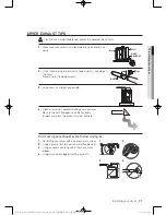 Предварительный просмотр 21 страницы Samsung DV50F9A6EVW/A2 User Manual