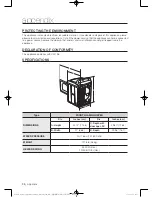 Предварительный просмотр 36 страницы Samsung DV50F9A6EVW/A2 User Manual