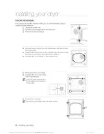 Preview for 22 page of Samsung DV50F9A8EVW/A2 User Manual