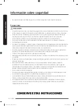 Предварительный просмотр 152 страницы Samsung DV50K7500E(G) series User Manual