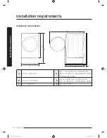 Предварительный просмотр 12 страницы Samsung DV50K7500E Series User Manual