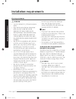 Предварительный просмотр 16 страницы Samsung DV50K7500E Series User Manual