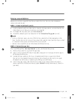 Предварительный просмотр 21 страницы Samsung DV50K7500E Series User Manual