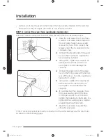 Предварительный просмотр 24 страницы Samsung DV50K7500E Series User Manual