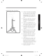 Предварительный просмотр 25 страницы Samsung DV50K7500E Series User Manual