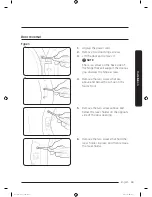 Предварительный просмотр 33 страницы Samsung DV50K7500E Series User Manual