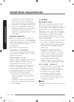 Предварительный просмотр 18 страницы Samsung DV50K7500EV/A3 User Manual