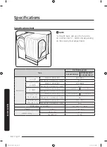 Предварительный просмотр 64 страницы Samsung DV50K7500EV/A3 User Manual