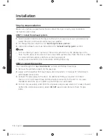 Предварительный просмотр 18 страницы Samsung DV50K8600E User Manual