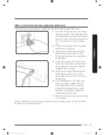 Предварительный просмотр 21 страницы Samsung DV50K8600E User Manual