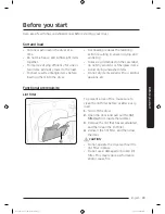 Предварительный просмотр 29 страницы Samsung DV50K8600E User Manual