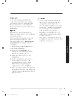 Предварительный просмотр 37 страницы Samsung DV50K8600E User Manual