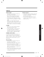 Предварительный просмотр 39 страницы Samsung DV50K8600E User Manual