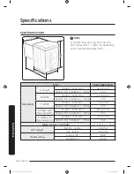 Предварительный просмотр 46 страницы Samsung DV50K8600E User Manual