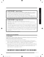 Предварительный просмотр 61 страницы Samsung DV50K8600E User Manual