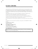 Предварительный просмотр 110 страницы Samsung DV50K8600E User Manual