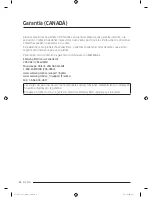 Предварительный просмотр 166 страницы Samsung DV50K8600E User Manual