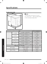 Preview for 46 page of Samsung DV50K8600EW User Manual