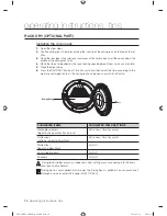 Предварительный просмотр 30 страницы Samsung DV511AE Series User Manual