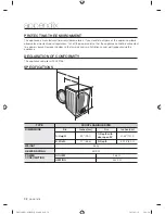 Предварительный просмотр 38 страницы Samsung DV511AE Series User Manual