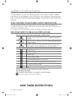 Preview for 4 page of Samsung DV520 User Manual