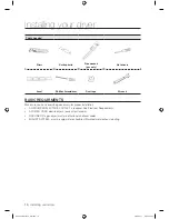 Preview for 10 page of Samsung DV520 User Manual