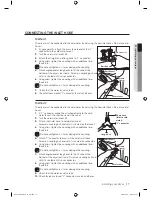 Предварительный просмотр 17 страницы Samsung DV520AE-02836A-01 User Manual