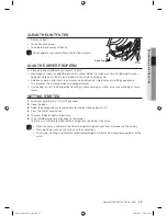 Предварительный просмотр 29 страницы Samsung DV520AE-02836A-01 User Manual