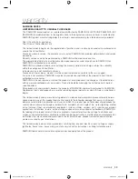 Предварительный просмотр 39 страницы Samsung DV520AE-02836A-01 User Manual