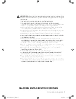 Предварительный просмотр 47 страницы Samsung DV520AE-02836A-01 User Manual